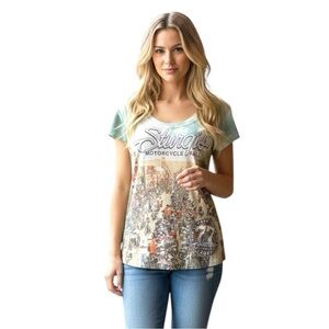 Hot Leathers Sturgis Size 2XL Women’s T-Shirt 2017